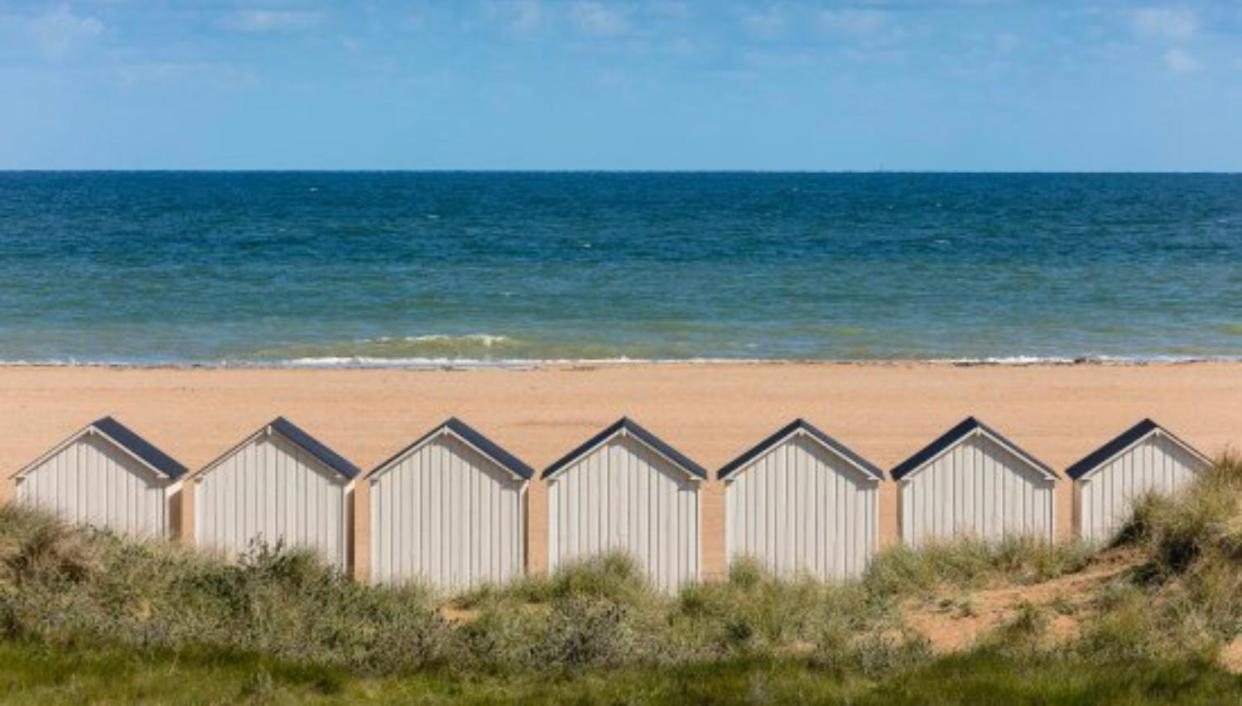 Le Riva Plage Appartement Ouistreham Exteriör bild